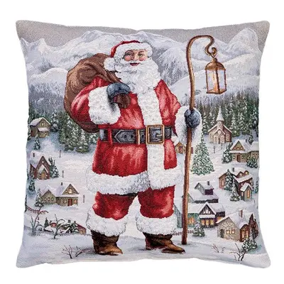 Tegatex Gobelínový povlak na polštář - Vánoční Santa Claus 42*42 cm