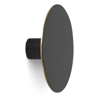 Ferm Living designové nástěnné věšáky Hook Black Brass Large