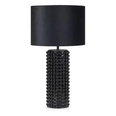 Černá stolní lampa Markslöjd Proud, ø 34 cm