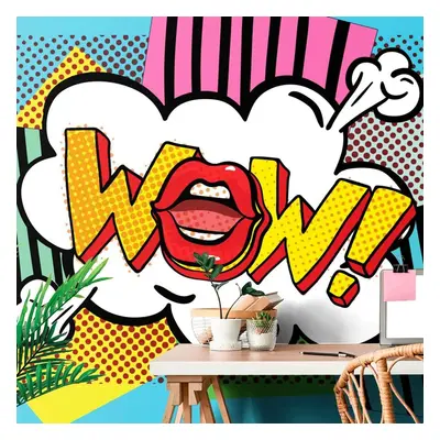 Samolepící tapeta v pop art stylu - WOW!