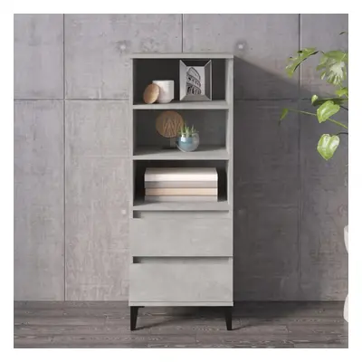 Skříň highboard betonově šedá 40 x 36 x 110 cm kompozitní dřevo