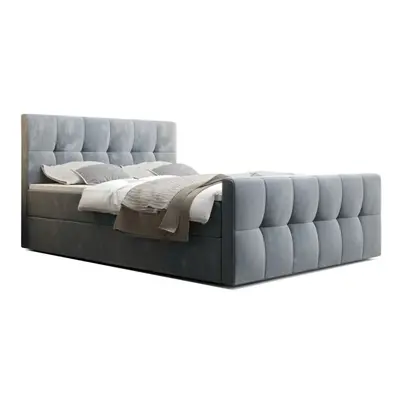 Expedo Čalouněná postel boxspring HATAN 2, 90x200, monolith 70, levá