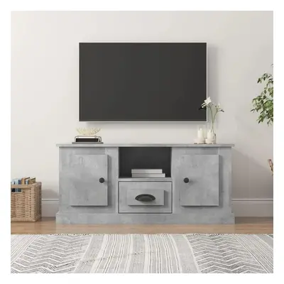 TV skříňka betonově šedá 100 x 35,5 x 45 cm kompozitní dřevo