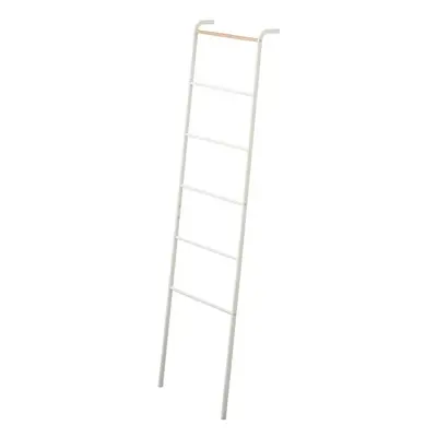 Bílý dekorativní žebřík YAMAZAKI Tower Ladder