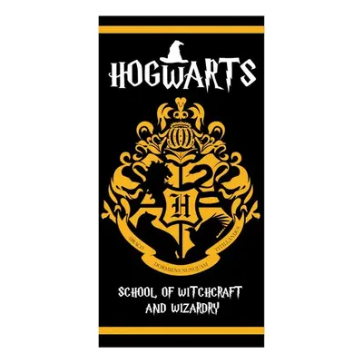 Plážová osuška Harry Potter - Hogwarts School of Witchcraft and Wizardry - 70 x 140 cm