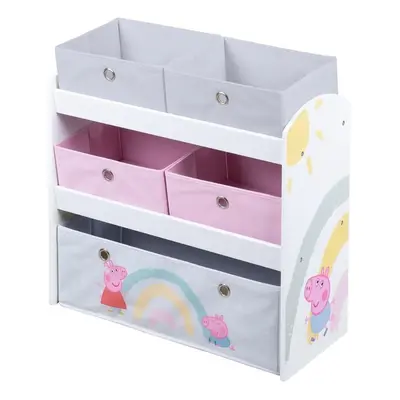 Dětský organizér na hračky 63.5x29.5x67 cm Peppa Pig – Roba