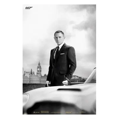 Plakát, Obraz - JAMES BOND 007 - skyfall / bond & DB5