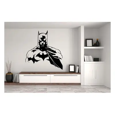 Lepy.cz Samolepka na zeď Batman Velikost (šířka x výška): 50x53cm, Barevná varianta: Černá