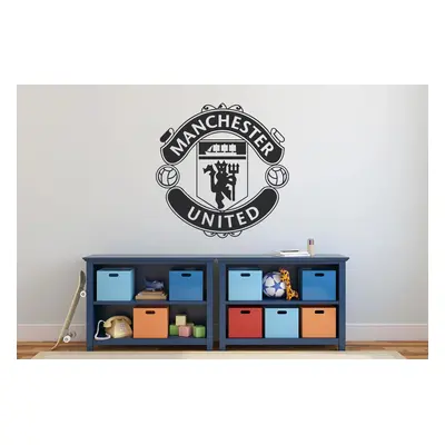 Lepy.cz Samolepka na zeď Manchester United Velikost (šířka x výška): 50x50cm, Barevná varianta: 