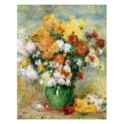 Obrazová reprodukce Bouquet of Chrysanthemums, c.1884, Pierre Auguste Renoir