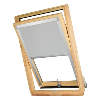 Dekodum Termoizolační roleta na střešní okno typu VELUX MK08/M08/308 Barva látky: Grey Silver, B