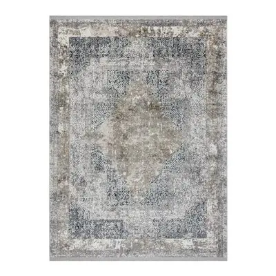 Moderní koberec TULS strukturální, střapce 51323 Vintage, rámu, růži velikost 120x170 cm | krásn