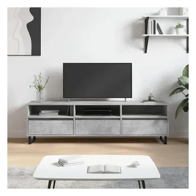 TV skříňka betonově šedá 150 x 30 x 44,5 cm kompozitní dřevo