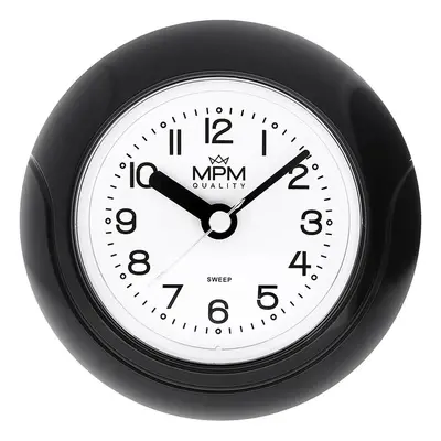 MPM Koupelnové hodiny MPM Bathroom clock - černé E01.2526.90