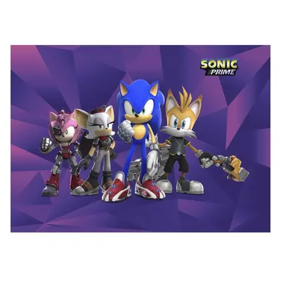 Dětská fototapeta Sonic 254 x 182 cm, 4 díly