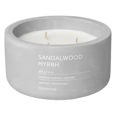 Vonná svíčka ze sojového vosku Sandalwood Myrrh velká FRAGA BLOMUS