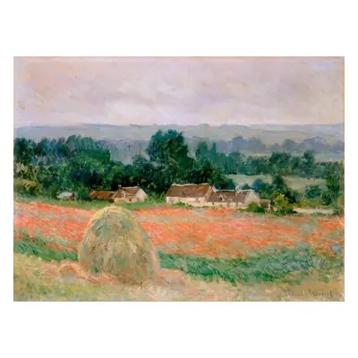 Obrazová reprodukce Haystack at Giverny, 1886, Claude Monet