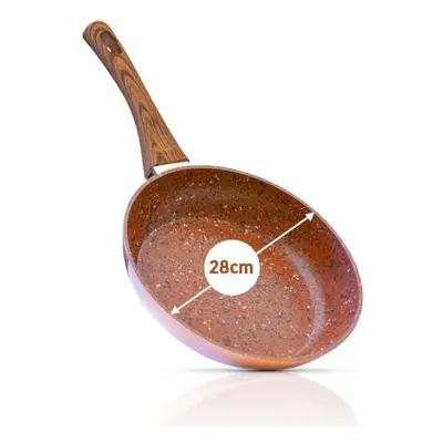 Mediashop Pánev Copper & Stone Pan - 28 cm - Livington