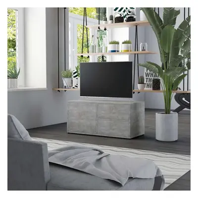 TV stolek betonově šedý 80 x 34 x 36 cm kompozitní dřevo