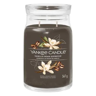 Yankee Candle vonná svíčka Signature ve skle velká Vanilla Bean Espresso 567g