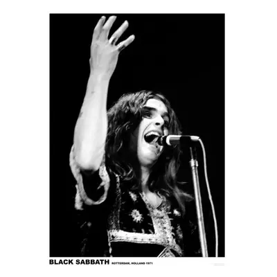 Plakát, Obraz - Black Sabbath (Ozzy Osbourne) - Rotterdam, Holland 1971