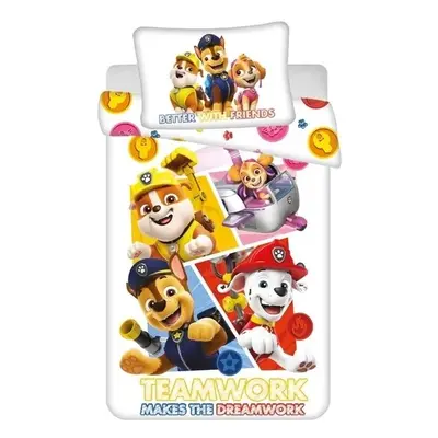 Jerry fabrics Disney povlečení do postýlky Paw Patrol 498 baby 100x135 + 40x60 cm