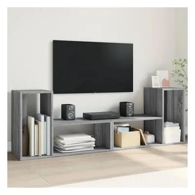 TV skříňky 2 ks šedé sonoma 75 x 30 x 50 cm kompozitní dřevo