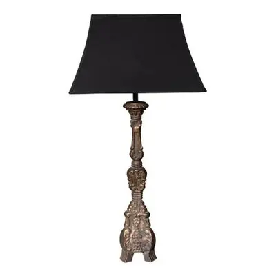 Prémiová vyřezávaná lampa ve stylu Art Bois s atypickým stínítkem 70 cm