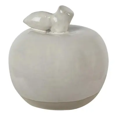 Béžová porcelánová dekorace jablko Apple XS - Ø 6*6 cm