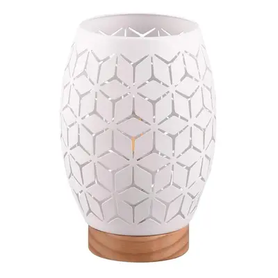 Bílá stolní lampa (výška 21 cm) Bidar – Trio