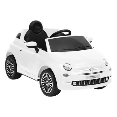 Dětské elektrické auto Fiat 500 bílé