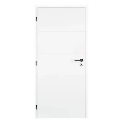 Doornite Quatro Interiérové dveře 70 L, 746 × 1983 mm, lakované, levé, bílé, plné