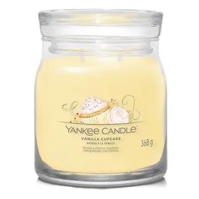 Yankee Candle vonná svíčka Signature ve skle střední Vanilla Cupcake 368g