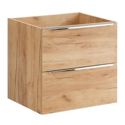 COMAD Závěsná skříňka pod umyvadlo - CAPRI 820 oak, šířka 60 cm, zlatý dub