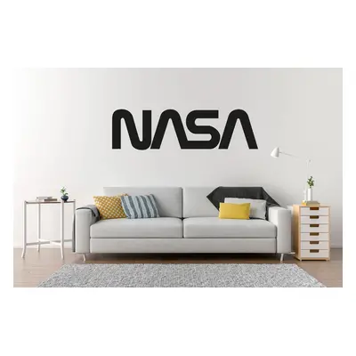 Lepy.cz Samolepka na zeď Nasa - Logo Velikost (šířka x výška): 30x8cm, Barevná varianta: Světle 