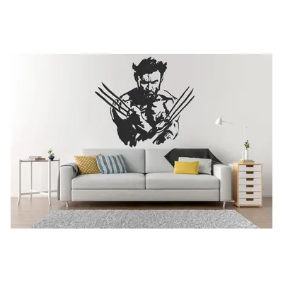 Lepy.cz Samolepka na zeď Wolverine Velikost (šířka x výška): 75x67cm, Barevná varianta: Nugátová