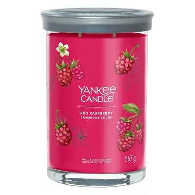 Yankee Candle vonná svíčka Signature Tumbler ve skle velká Red Raspberry 567 g