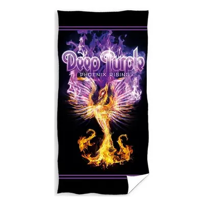 Bavlněná osuška Deep Purple - motiv Phoenix Rising - 100% bavlna, froté s gramáží 320 gr./m2 - 7