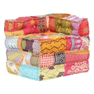 Modulární pouf patchwork textil