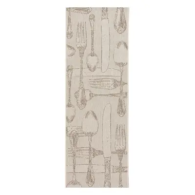 Koberec Cottage Cutlery wool/mink 60x180cm