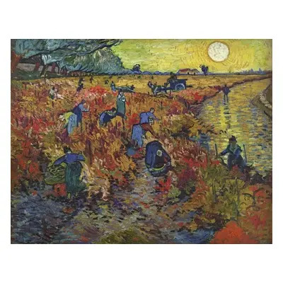 Obrazová reprodukce Red Vineyards at Arles, 1888, Vincent van Gogh