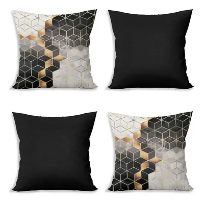 Povlaky na polštáře v sadě 4 ks 43x43 cm Optic - Minimalist Cushion Covers