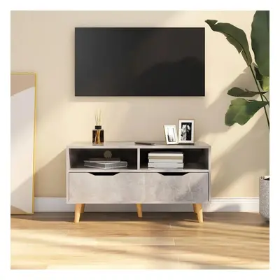 TV skříňka betonově šedá 90 x 40 x 48,5 cm kompozitní dřevo