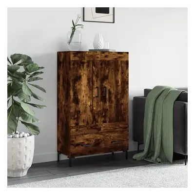 Skříň highboard kouřový dub 69,5 x 31 x 115 cm kompozitní dřevo