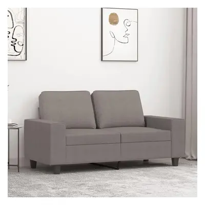 2místná pohovka taupe 120 cm textil