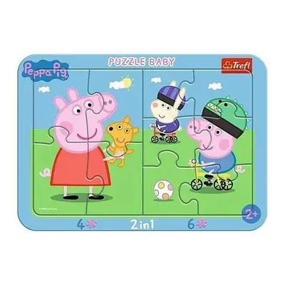 MR Dětské tabulkové puzzle pro nejmenší - Prasátko Peppa 1