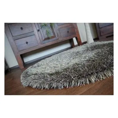 Kusový Kulatý koberec LOVE SHAGGY model 93600 taupe velikost kruh 120 cm | krásné koberce cz