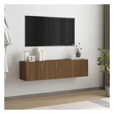 TV skříňka hnědý dub 120x30x30 cm kompozitní dřevo