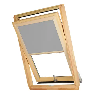 Dekodum Termoizolační roleta na střešní okno typu VELUX PK08/P08/408 Barva látky: Grey Silver, B