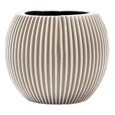 Capi Nature Groove Vase Ball Ivory Ø 22 cm / V 18 cm